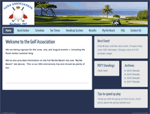 Tablet Screenshot of golfassociation.org
